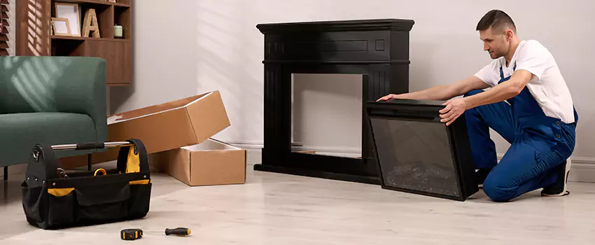 Old Rusted Metal Fireplace Repair And Replacement in Gary, IN
